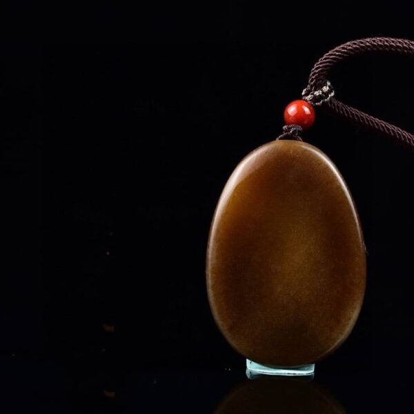 Perfect Natural Hetian Jade "Zodiac Dragon" pendant, 45mm, masterfully carved.